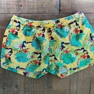 Tropical Kids Swim Trunks
